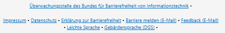 Übersicht zu verschiedenen Links.
